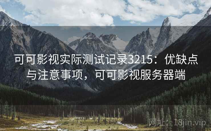 可可影视实际测试记录3215:优缺点与注意事项,可可影视服务器端 可可影视实际测试记录3215:优缺点与注意事项,可可影视服务器端
