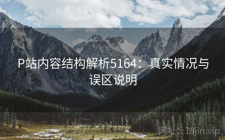P站内容结构解析5164：真实情况与误区说明