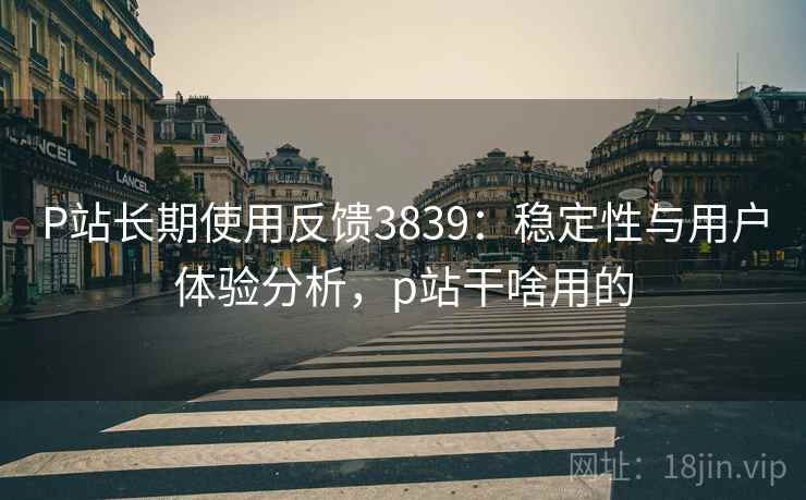 P站长期使用反馈3839：稳定性与用户体验分析，p站干啥用的